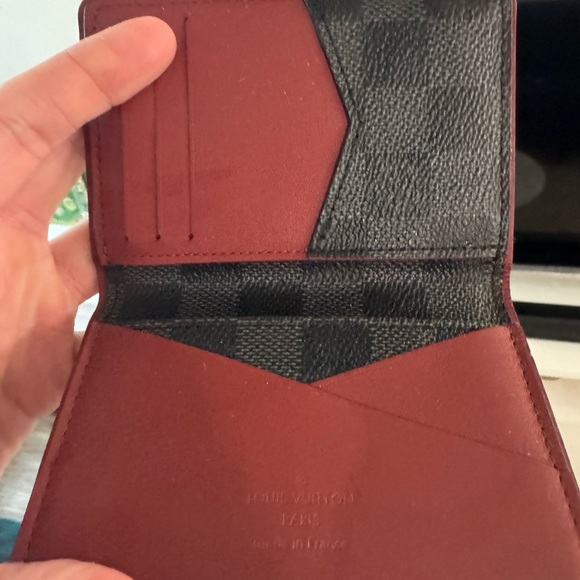 Louis Vuitton Black & Red Damier Graphite
Pocket Organizer - Picture 5 of 12